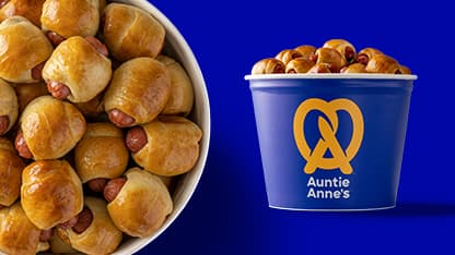 Mini Pretzel Dogs Bucket